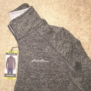 NWT Eddie Bauer (radiator 1/4 zip) sweater fleece